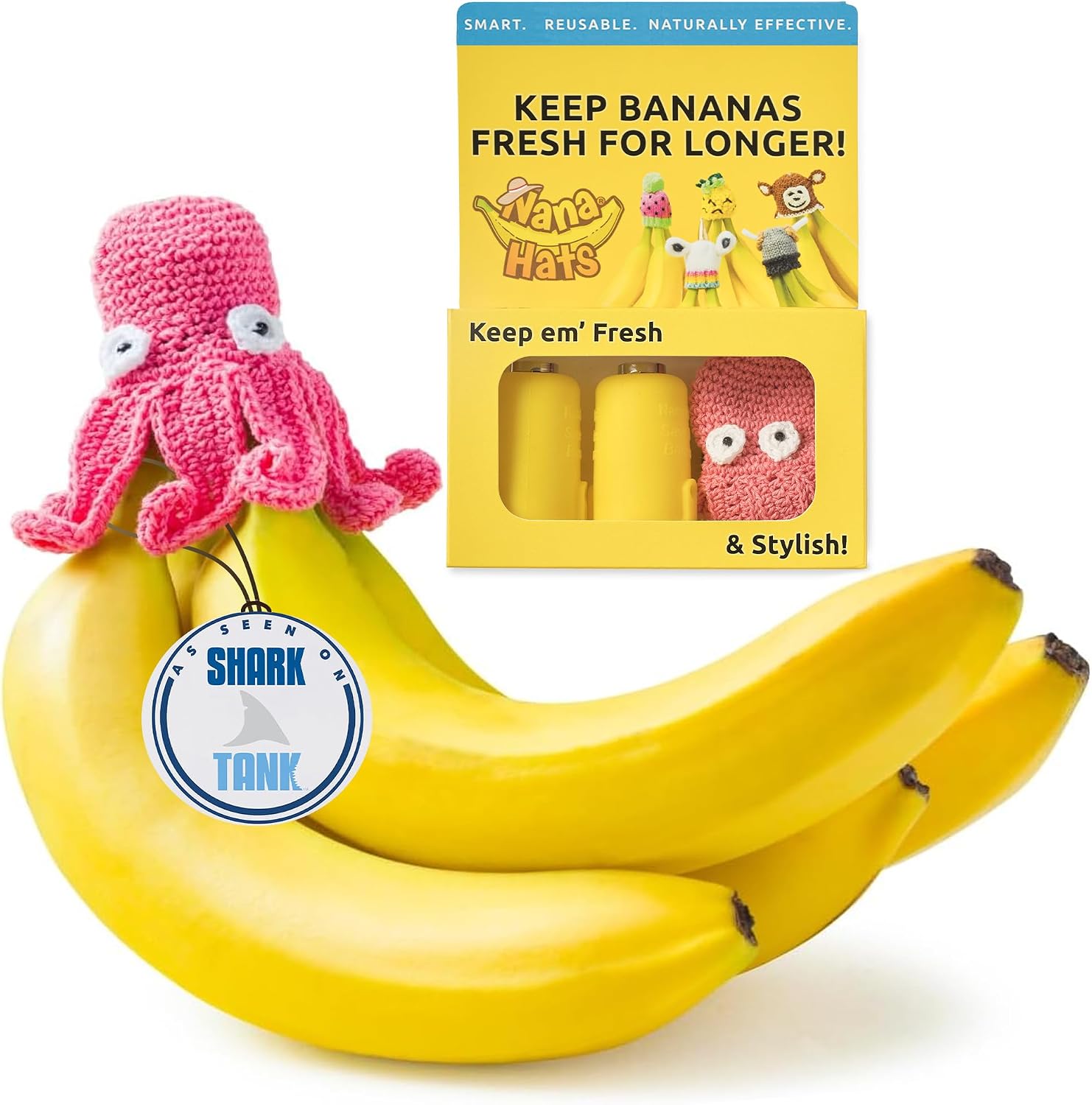The Nana Hats Banana Freshness Preserver — WeirdThingsToBuy weird find