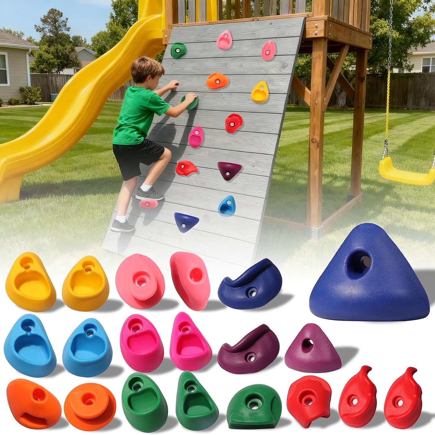 The Neatatou 20 Rock Climbing Holds — WeirdThingsToBuy weird find