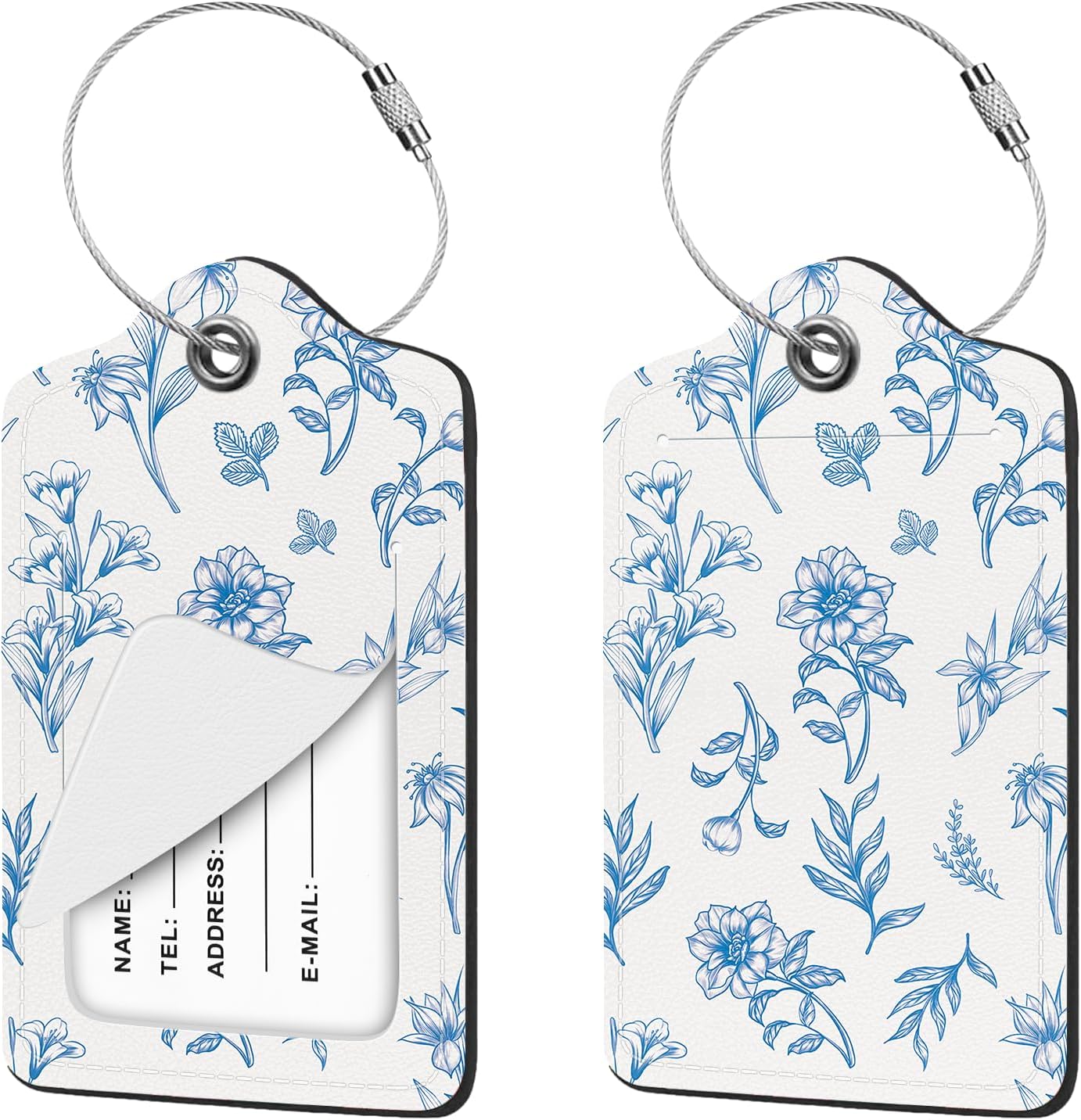 The Nyixblyre 2pcs Floral Cute Luggage — WeirdThingsToBuy weird find