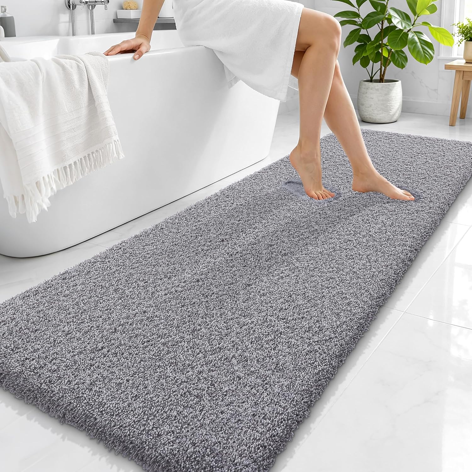 The Olanly Microfiber Bathroom Runner Rugs — WeirdThingsToBuy weird find