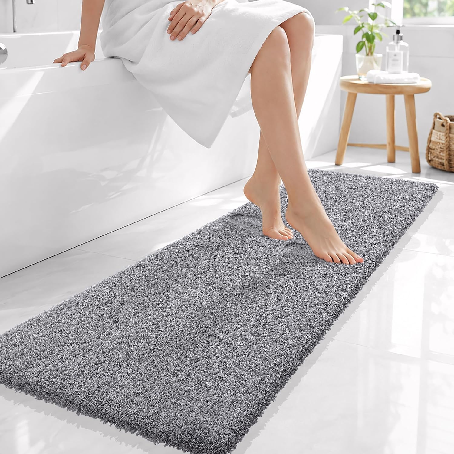 The Olanly Microfiber Bathroom Runner Rugs — WeirdThingsToBuy weird find