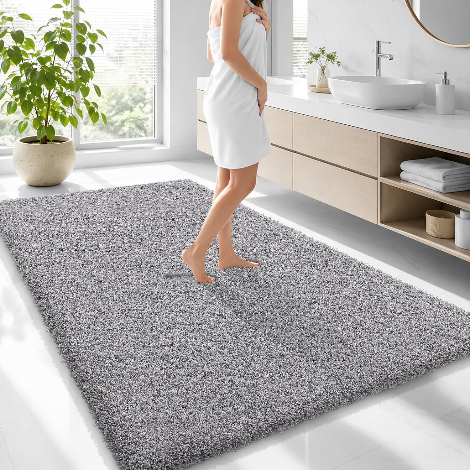 The Olanly Microfiber Large Bathroom Rugs — WeirdThingsToBuy weird find