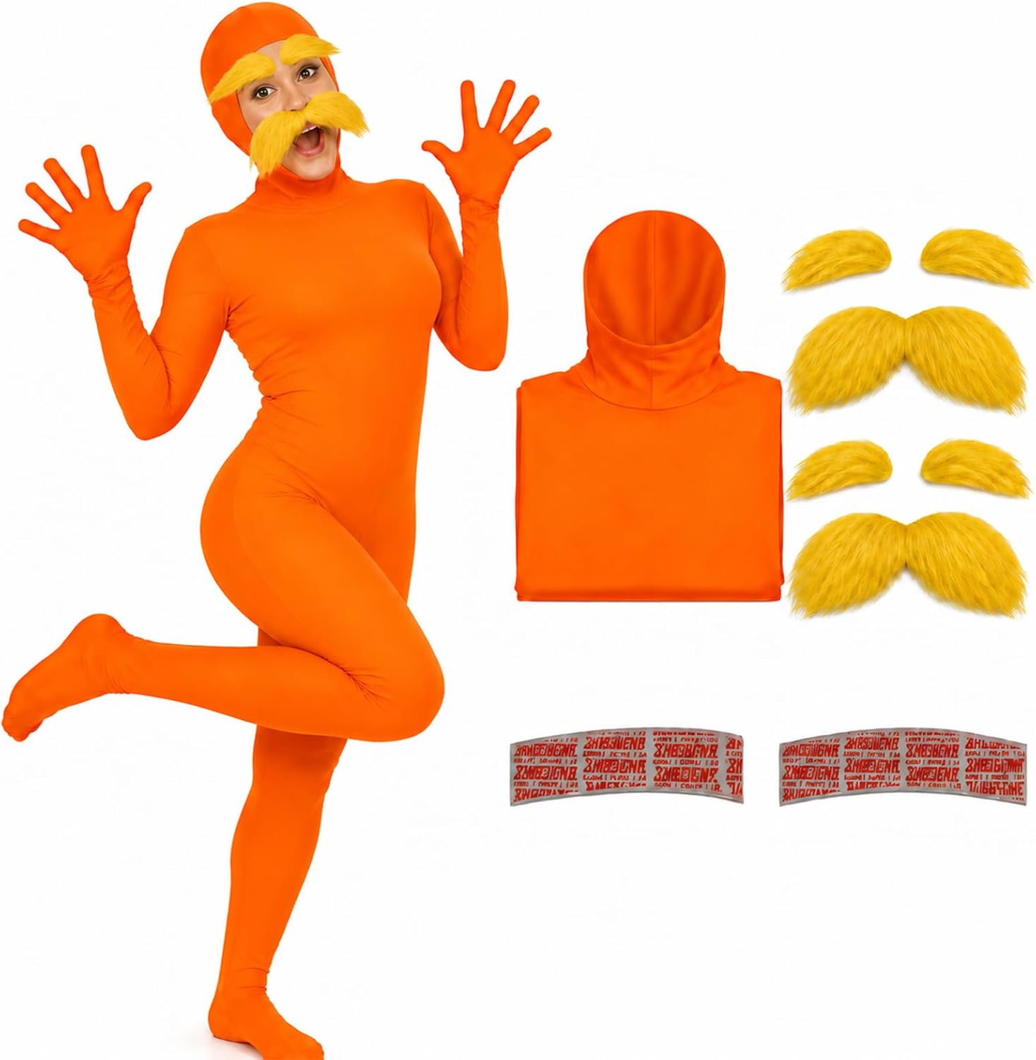 The Orange Stretchy Halloween Bodysuit Unisex — WeirdThingsToBuy weird find