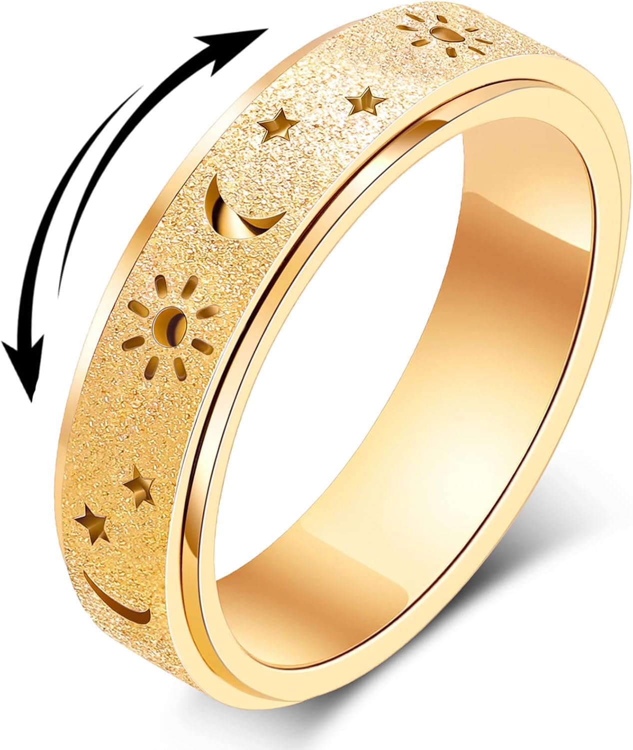 The Oreillestar Fidget Spinner Ring Women — WeirdThingsToBuy weird find