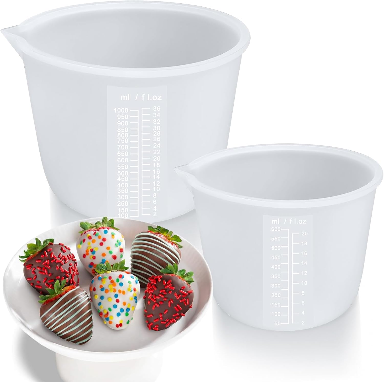 The Palksky Silicone Cups Melting Chocolate — WeirdThingsToBuy weird find