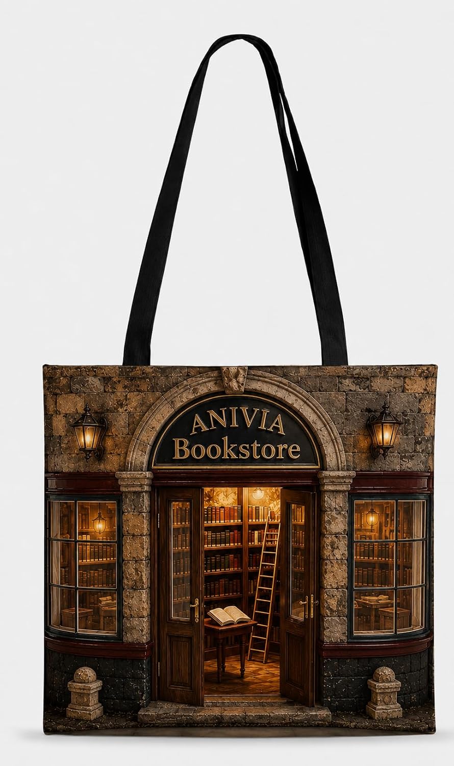The Pamaheart Custom Vintage Bookstore Bag — WeirdThingsToBuy weird find