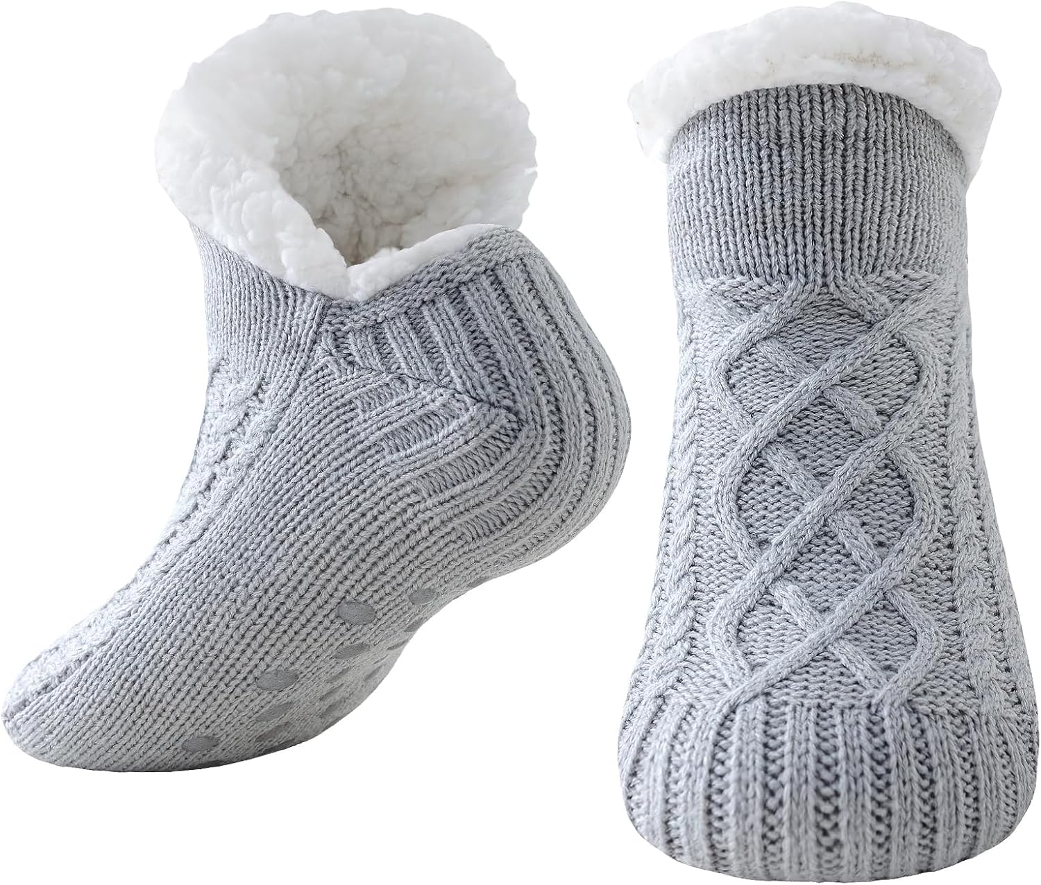 The Pandaplay Fuzzy Slipper Socks Women — WeirdThingsToBuy weird find