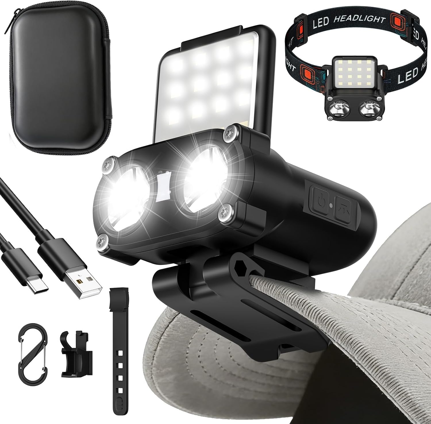 The Pawfly Led Hard Hat Light — WeirdThingsToBuy weird find