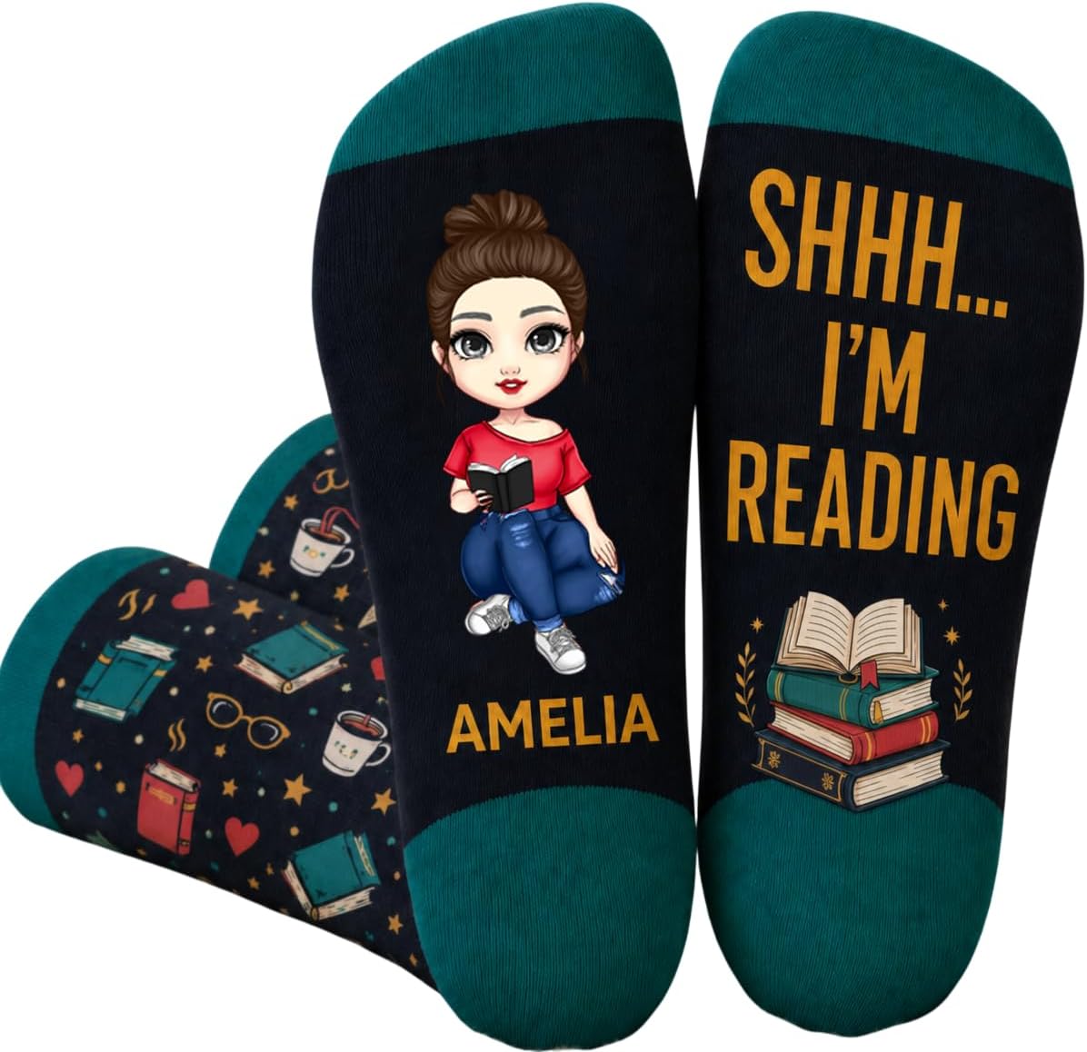 The Personalized im Reading Socks Book — WeirdThingsToBuy weird find