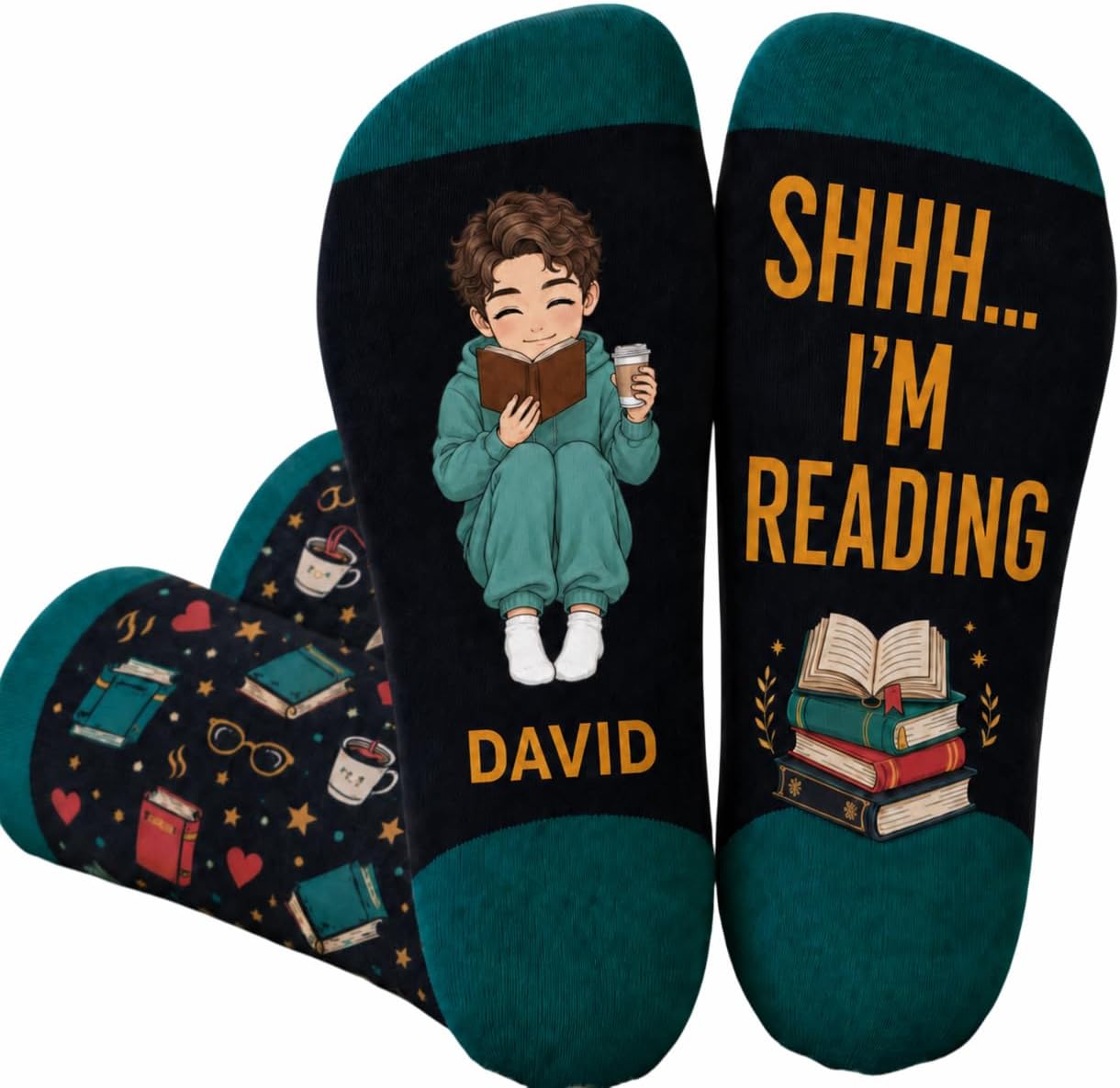 The Personalized im Reading Socks Book — WeirdThingsToBuy weird find