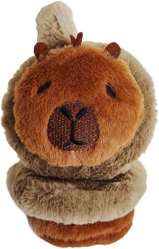 The Plush Capybaras Ear Muffs Winter — WeirdThingsToBuy weird find
