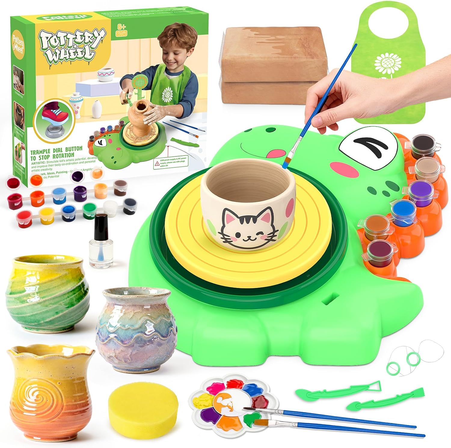 The Pottery Wheel Kids Dino Craft — WeirdThingsToBuy weird find