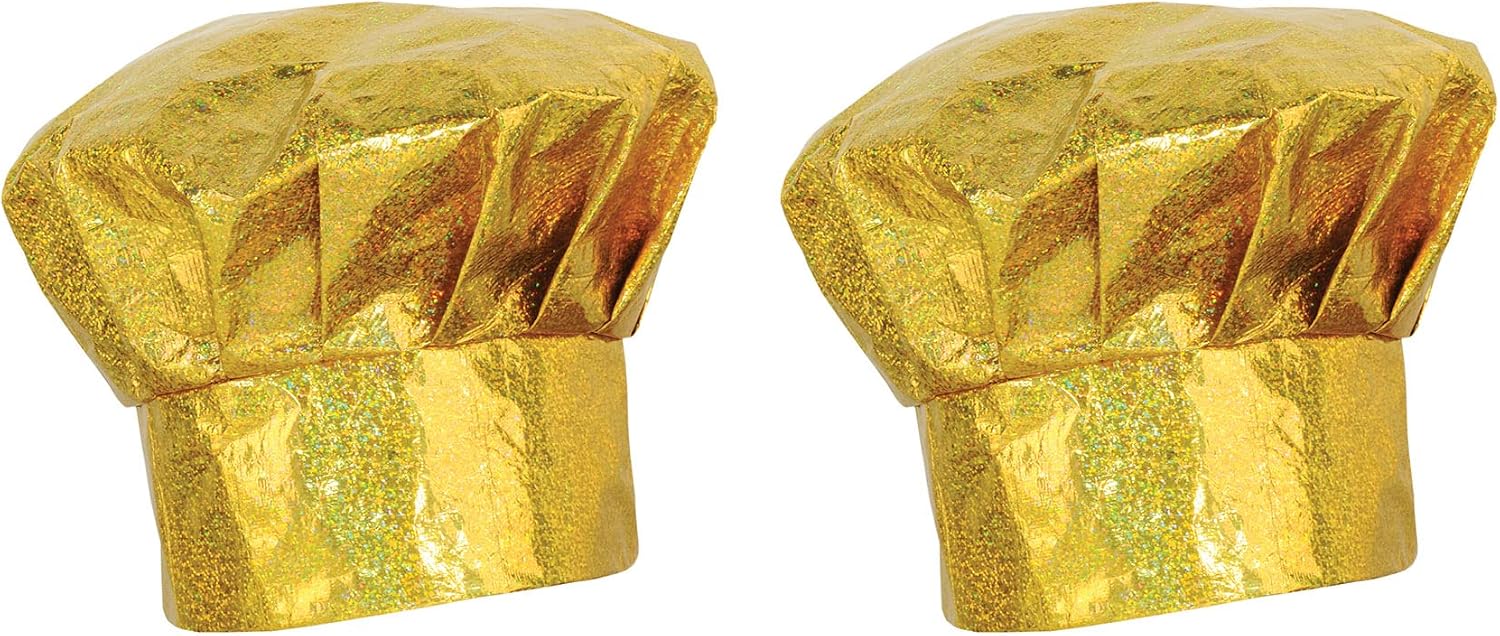 The Prismatic Gold Chef Hats — WeirdThingsToBuy weird find