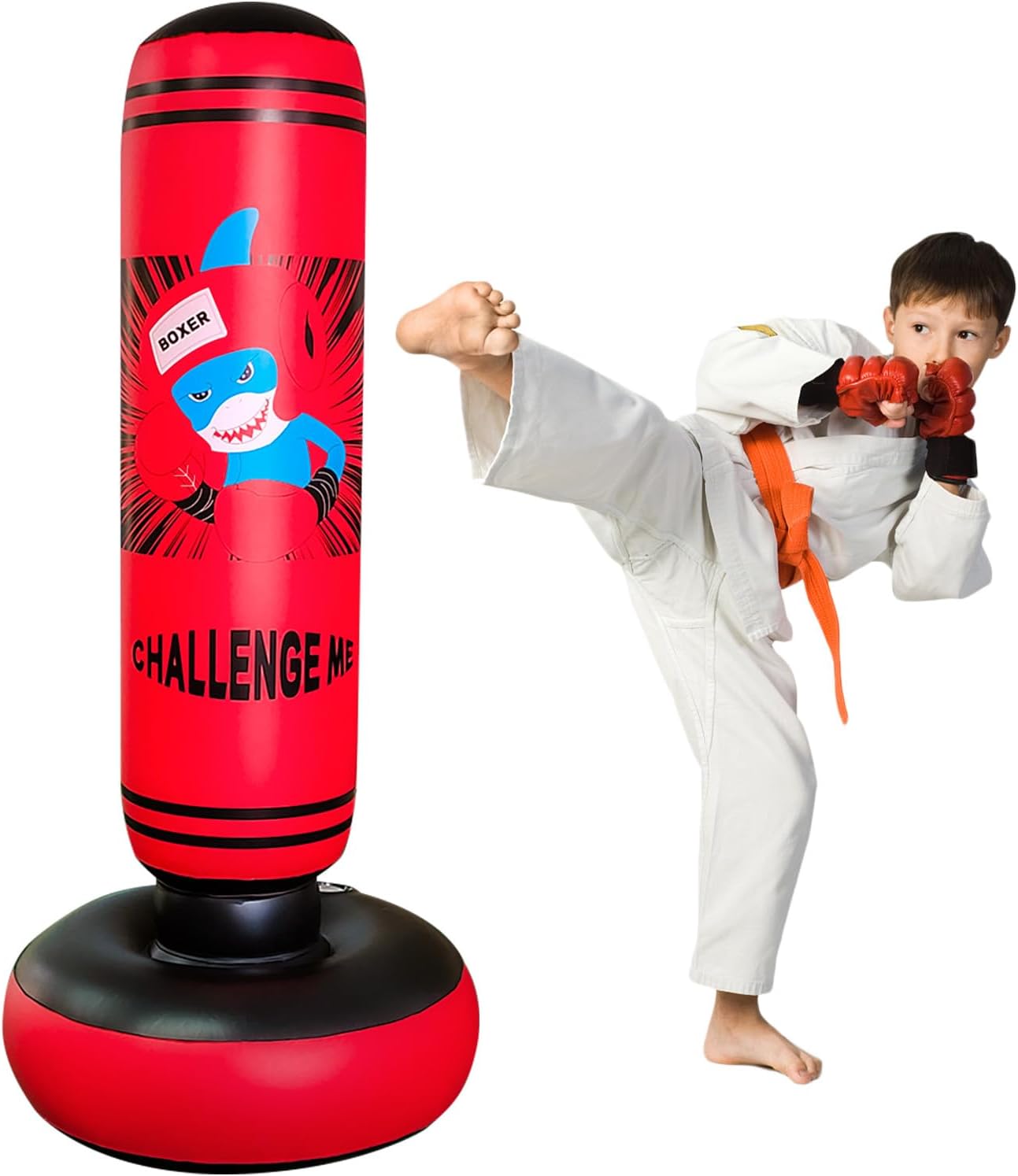 The Punching Bag Kid Boxing Bag — WeirdThingsToBuy weird find