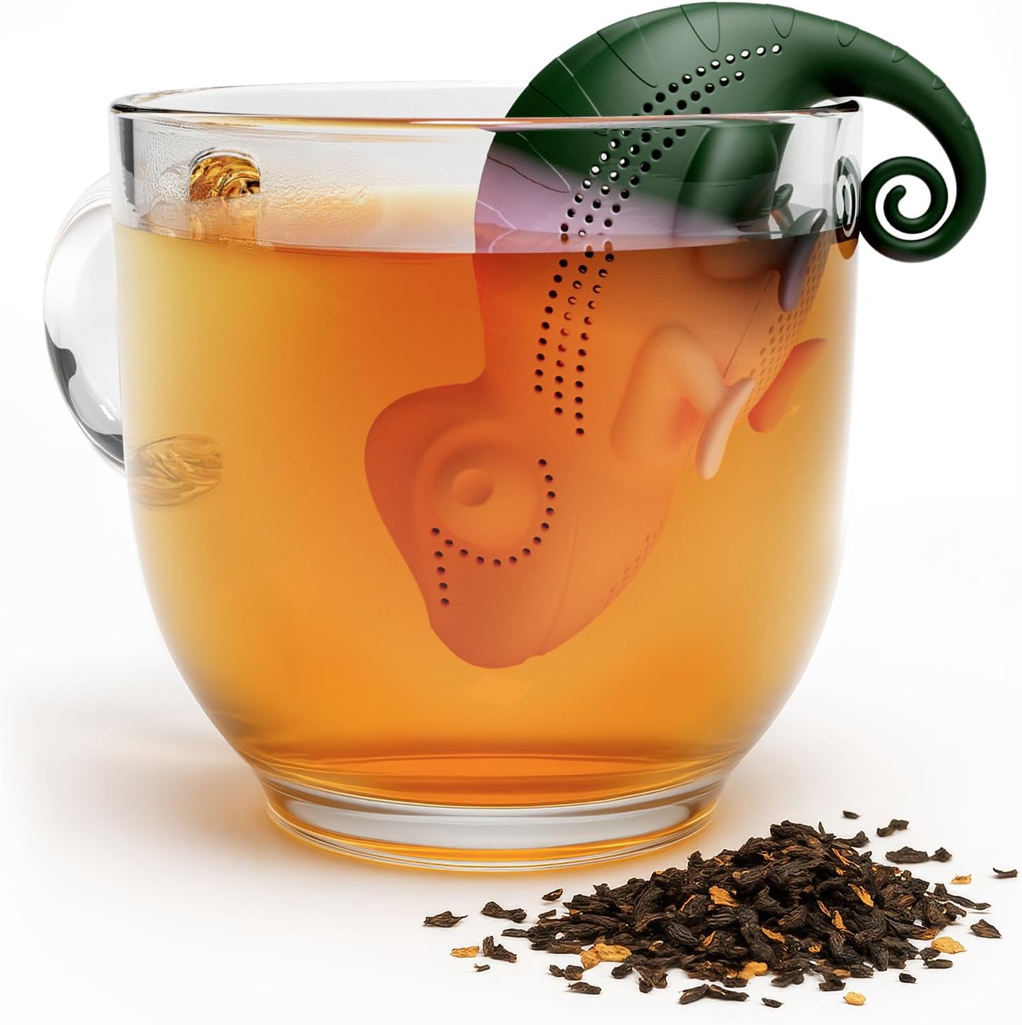 The Pund'it Chamomileon Tea Infuser Cute — WeirdThingsToBuy weird find