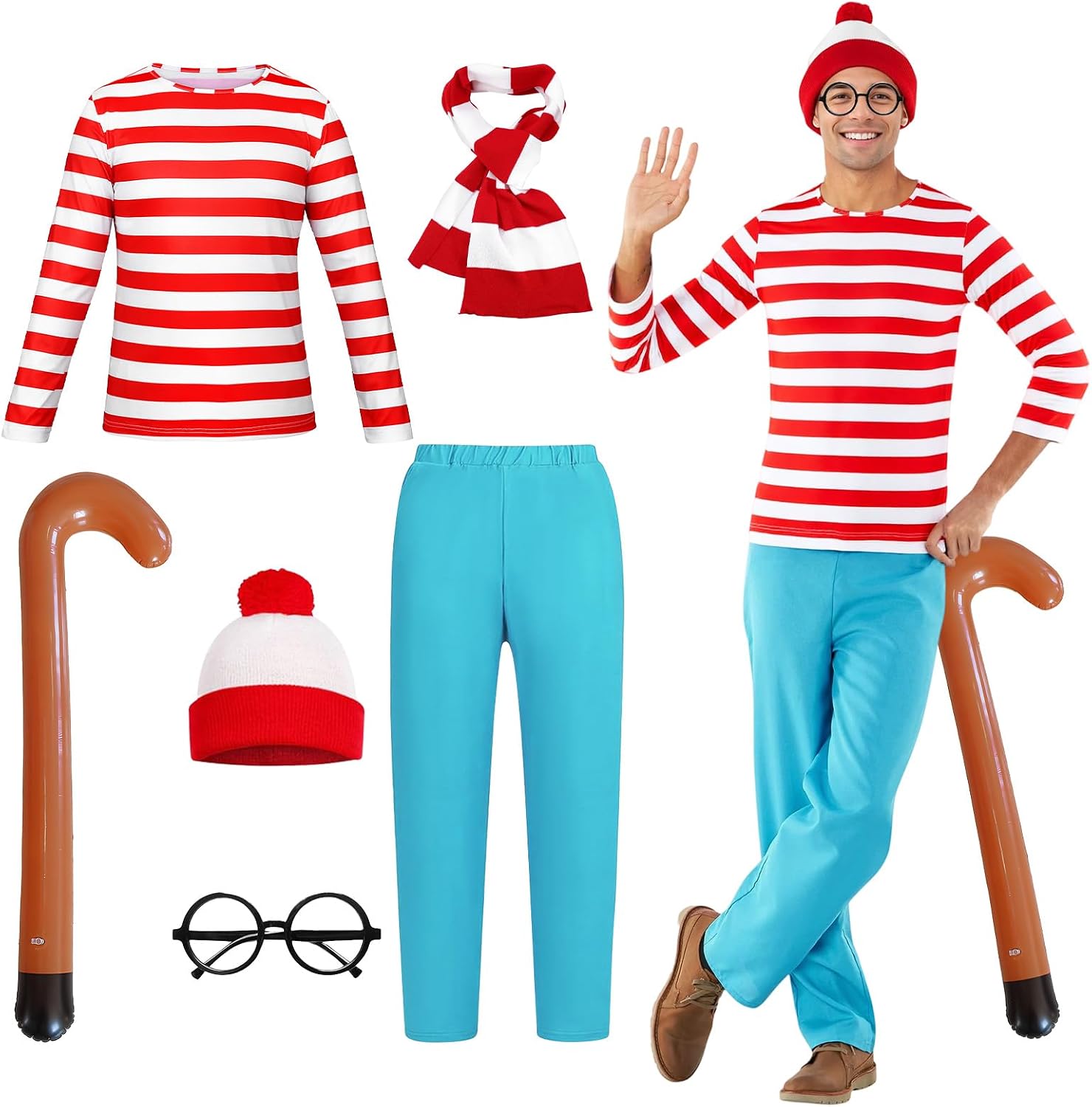 The Red & White Striped Costume — WeirdThingsToBuy weird find