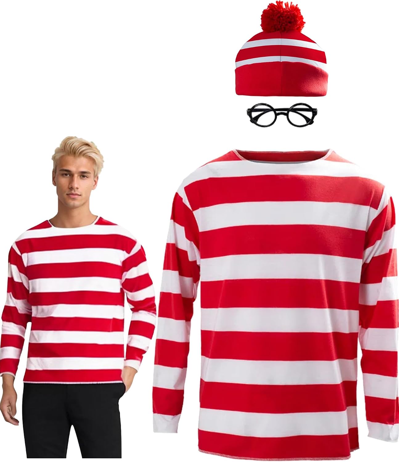 The Red White Striped Shirt Costume — WeirdThingsToBuy weird find
