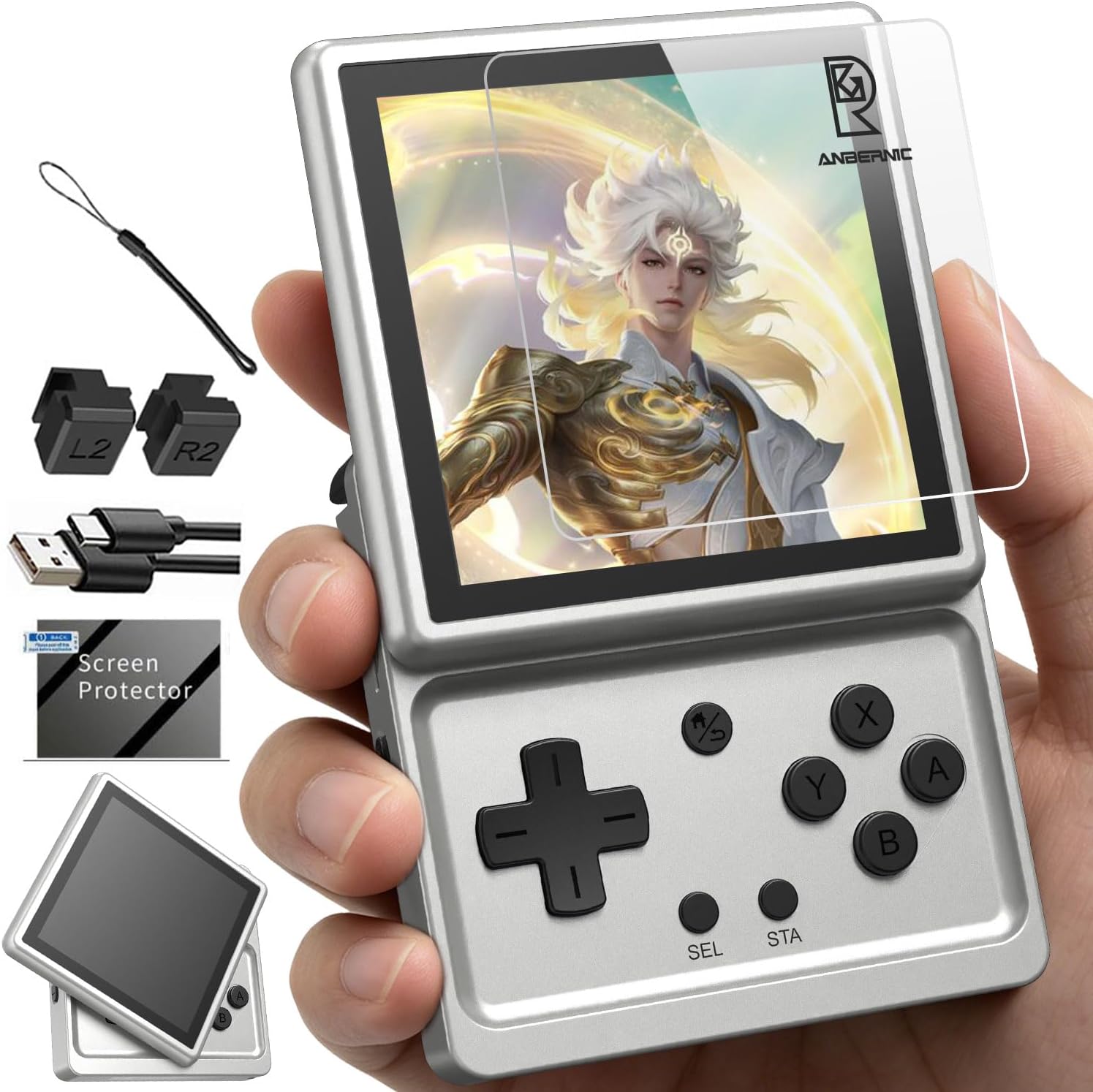 The rg Rotate Retro Handheld Game — WeirdThingsToBuy weird find