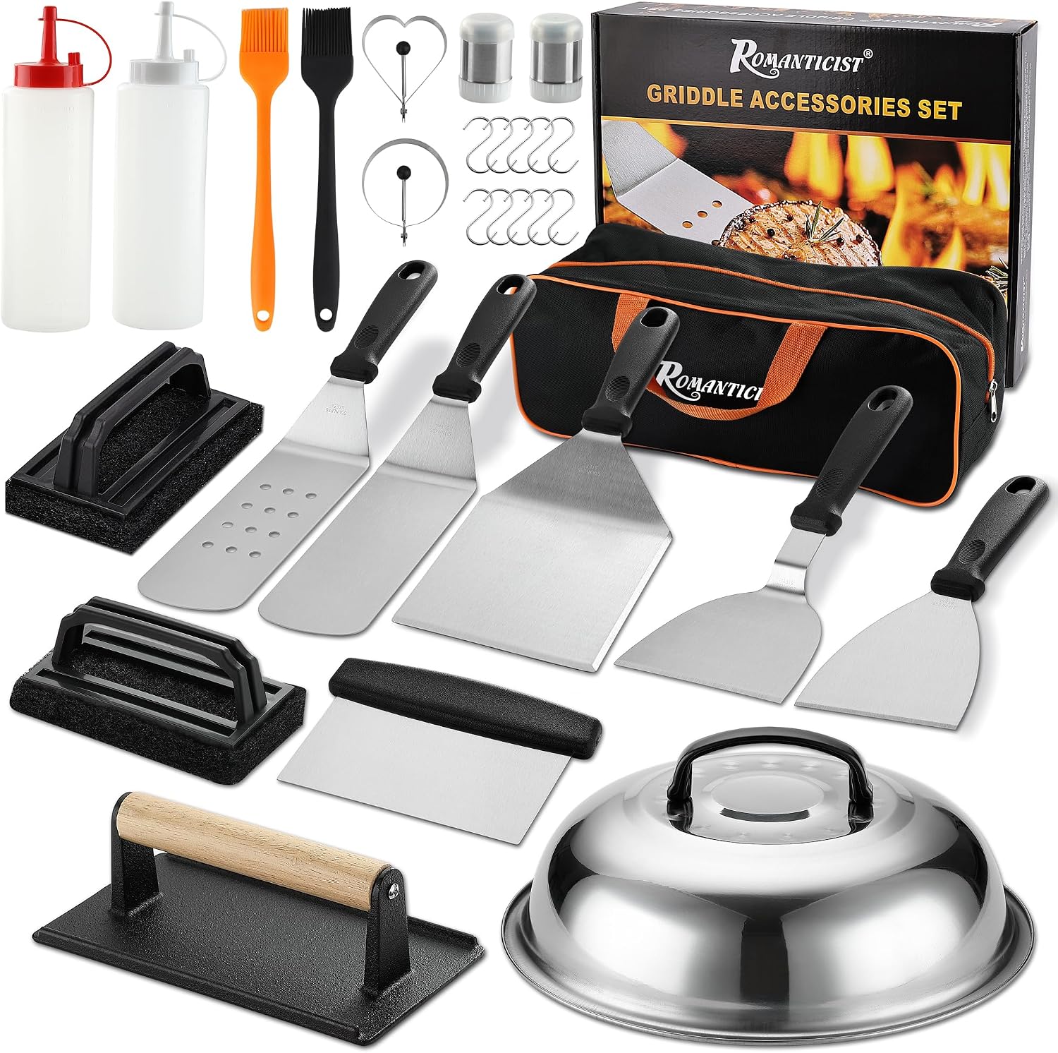 The Romanticist 29pcs Griddle Accessories Set — WeirdThingsToBuy weird find