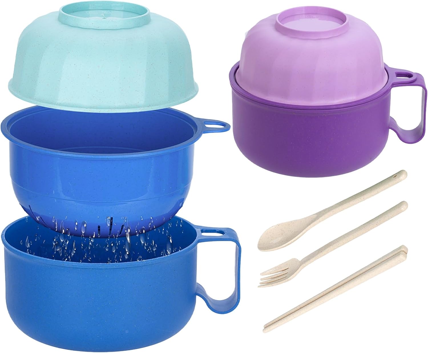 The Ronanemon 2pack Ramen Bowl Portable — WeirdThingsToBuy weird find