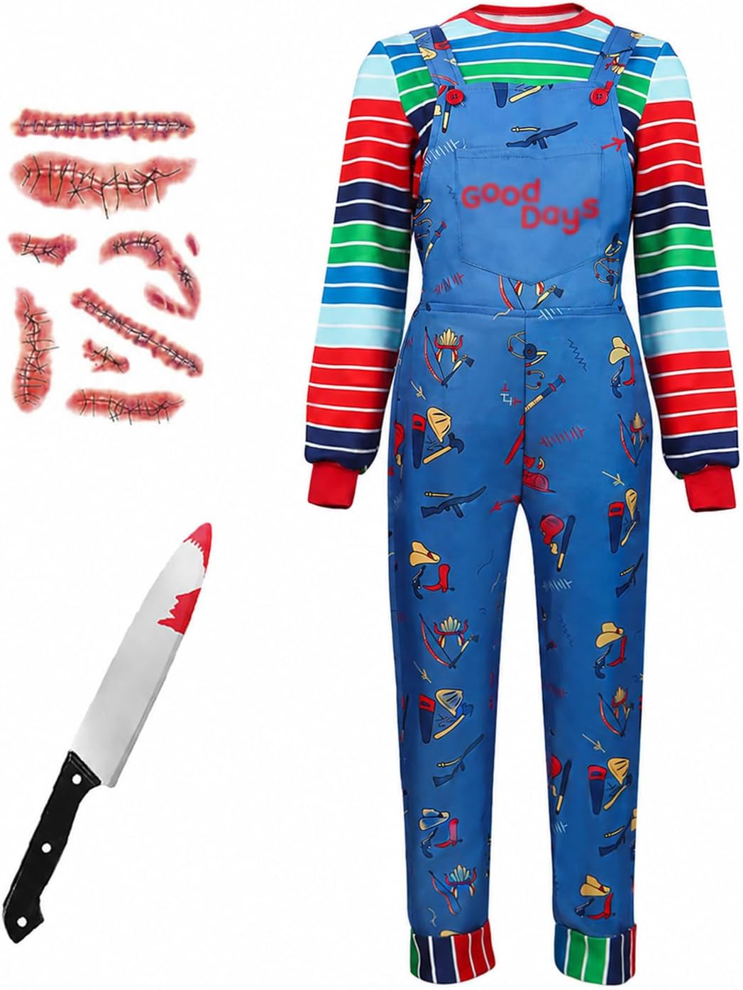The Scary Costume Adult Creepy Doll — WeirdThingsToBuy weird find