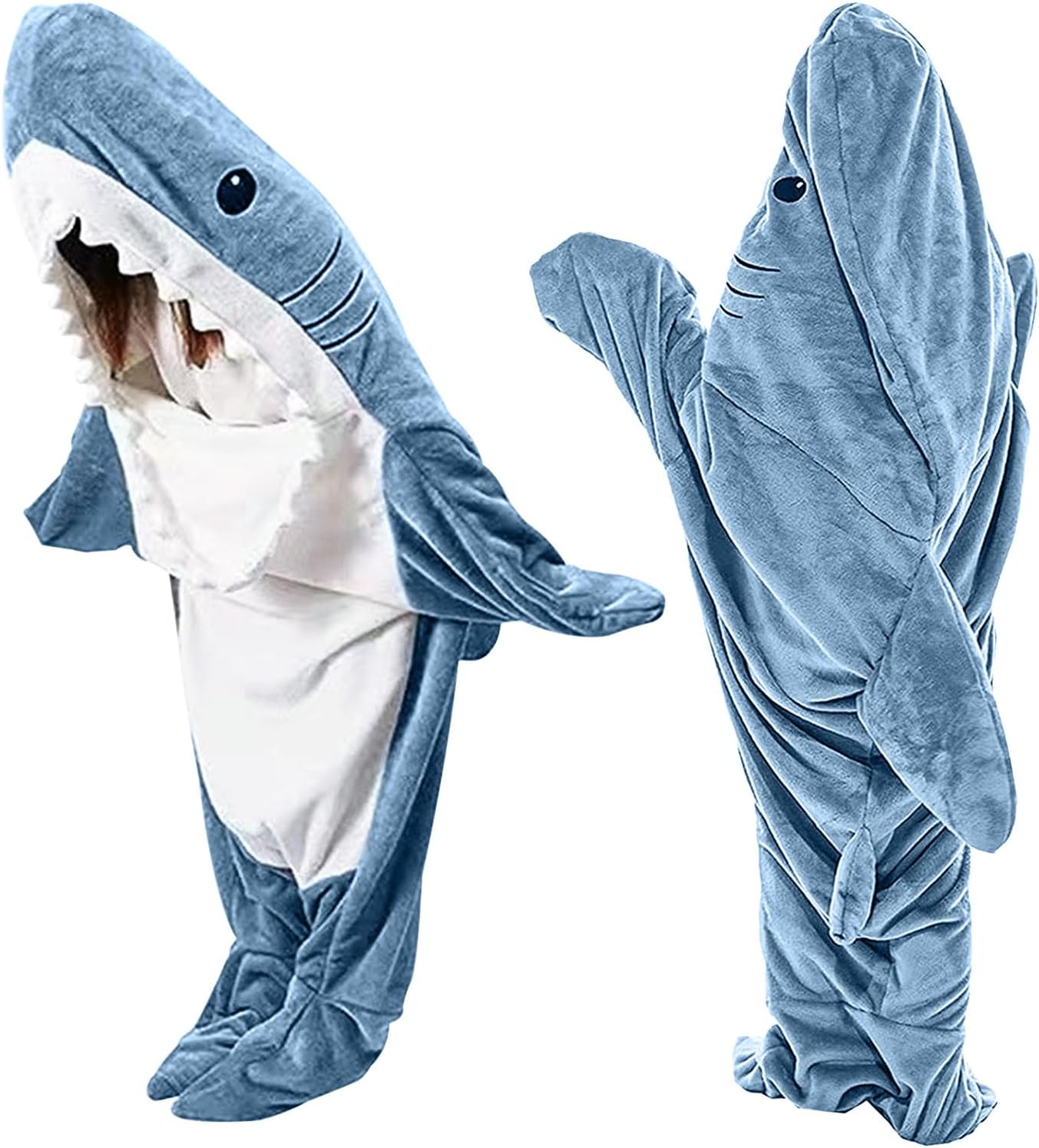 The Shark Blanket Hoodie Onesie Adults — WeirdThingsToBuy weird find