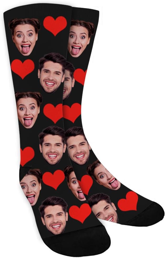 The Shinesand Custom Face Socks Picture — WeirdThingsToBuy weird find