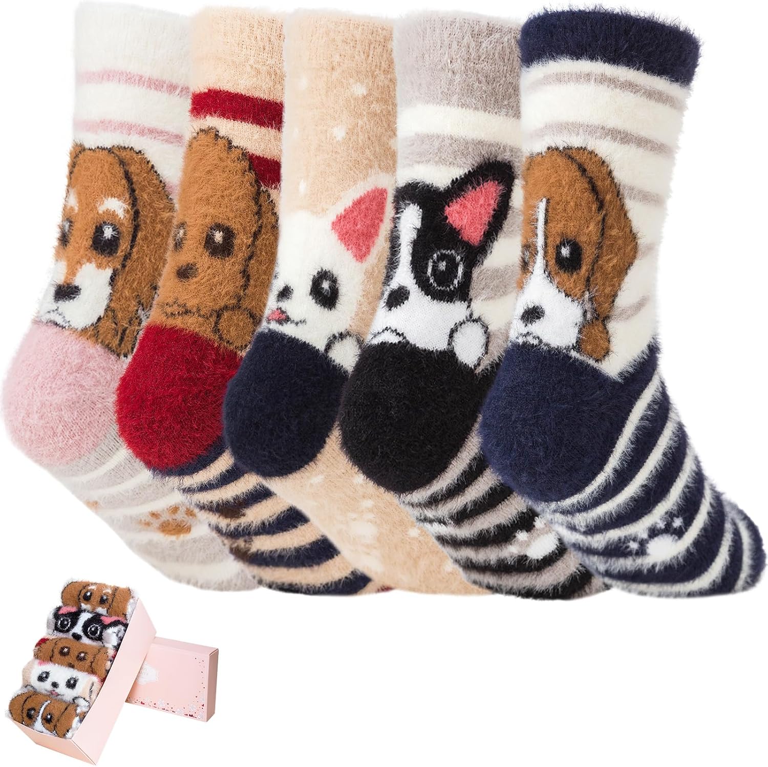 The Sisosock 5 Pairs Fuzzy Soft — WeirdThingsToBuy weird find