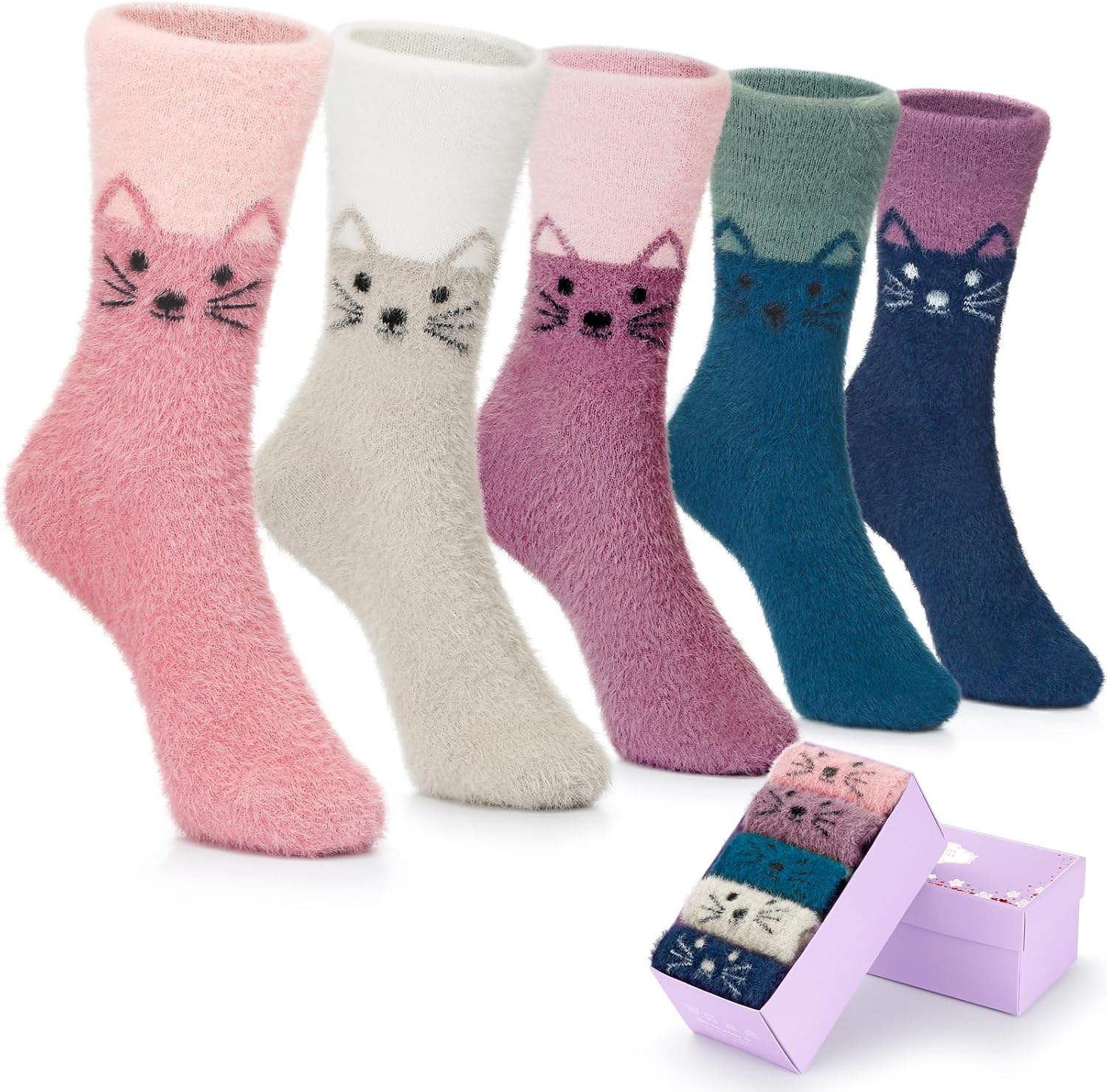 The Sisosock 5 Pairs Fuzzy Soft — WeirdThingsToBuy weird find