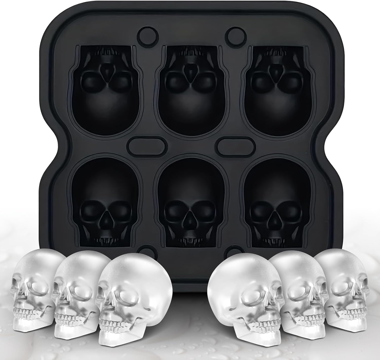 The Skull Ice Cube Mold 6 — WeirdThingsToBuy weird find