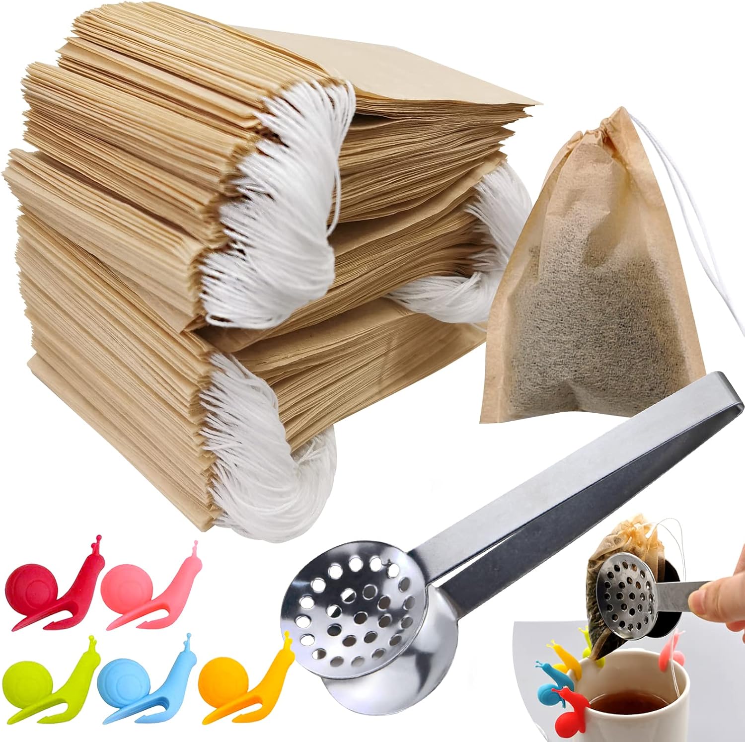 The Snail Garden 300pcs Tea Filter — WeirdThingsToBuy weird find