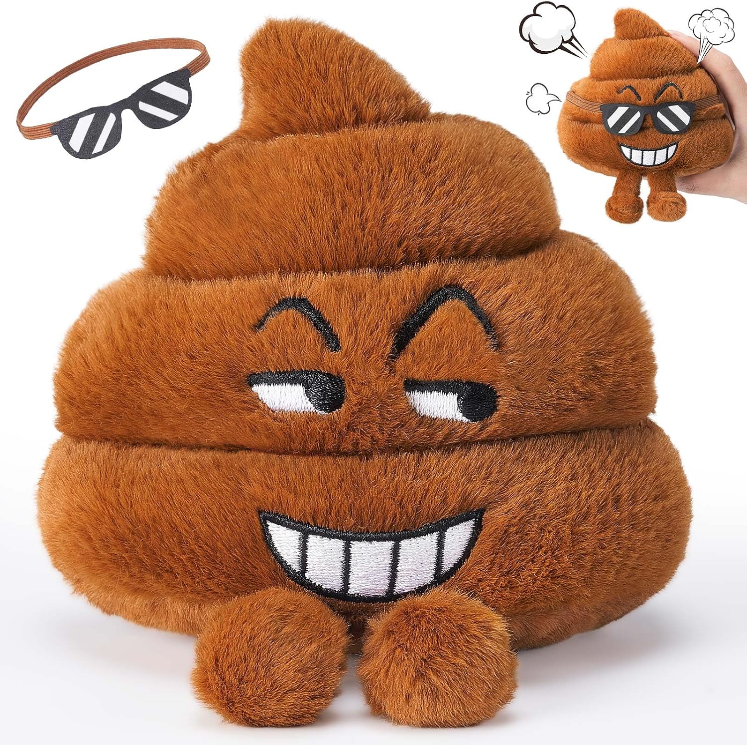 The Snugbibble Farting Poop Plush Toy — WeirdThingsToBuy weird find