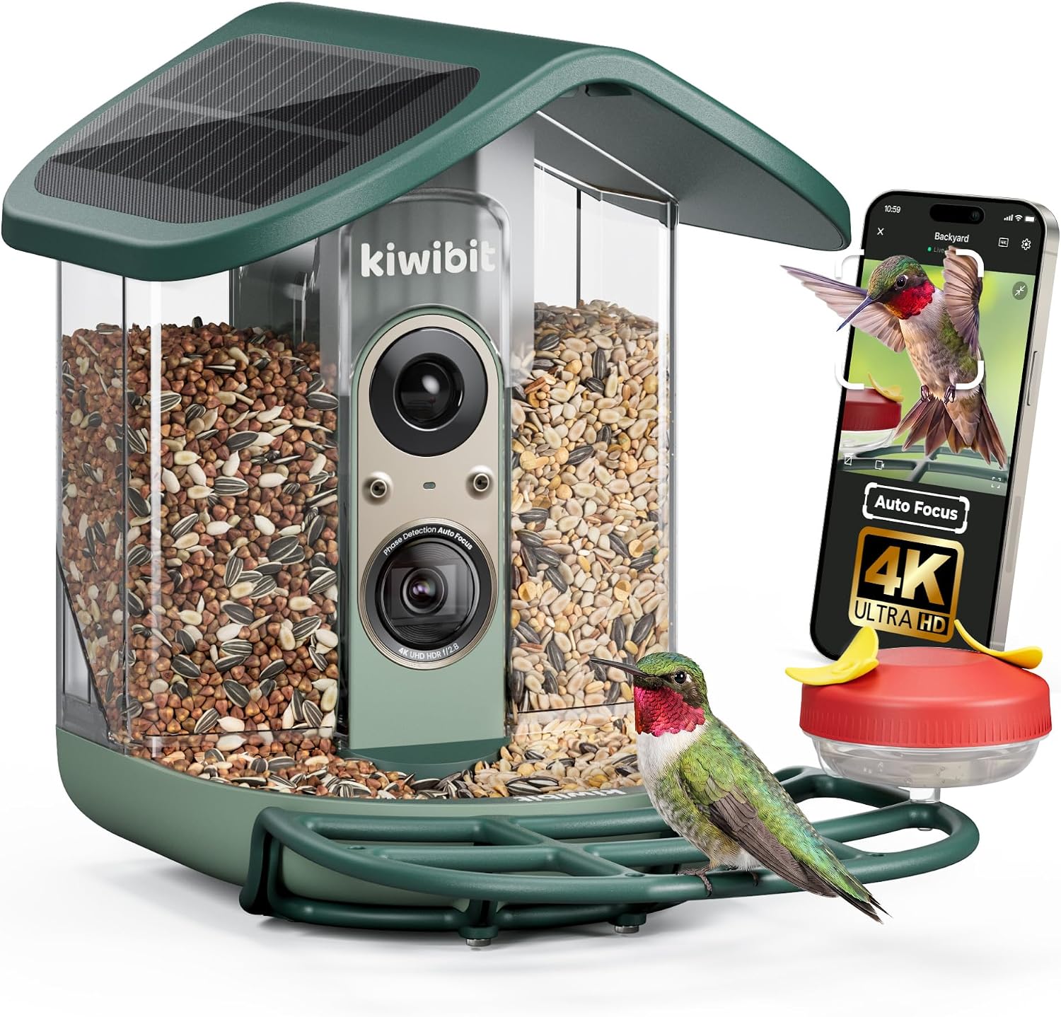 The Solar Bird Feeder Camera 4k — WeirdThingsToBuy weird find