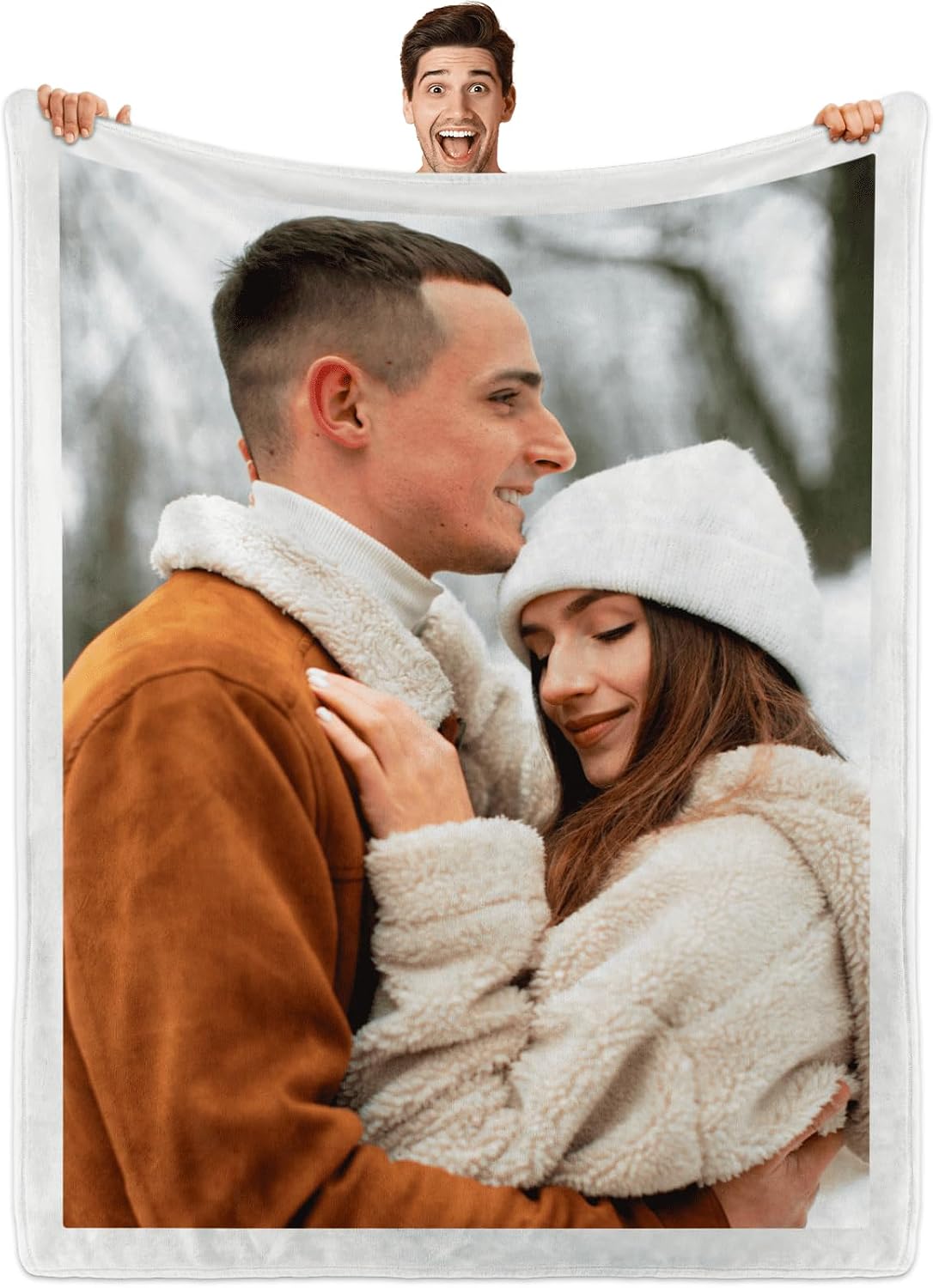 The Sparklove Custom Blanket Photos Personalized — WeirdThingsToBuy weird find