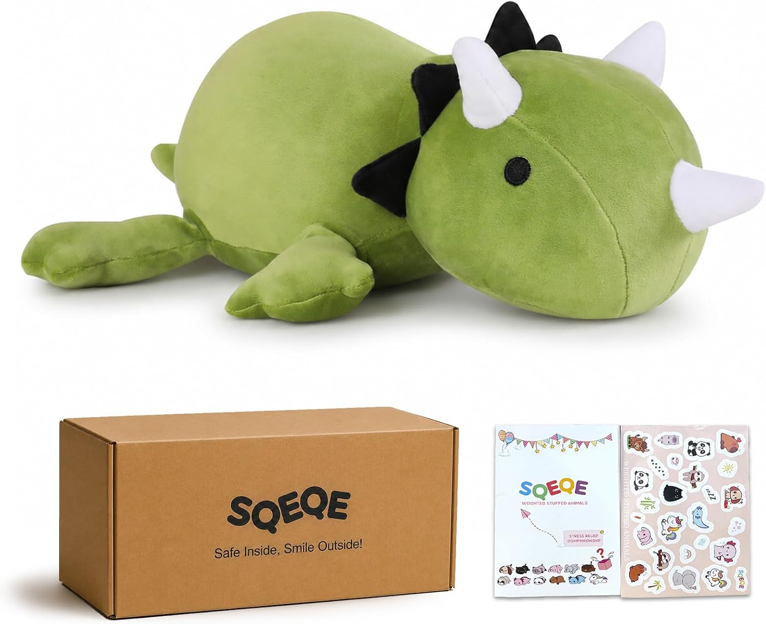 The Sqeqe Weighted Dinosaur Plush Weighted — WeirdThingsToBuy weird find