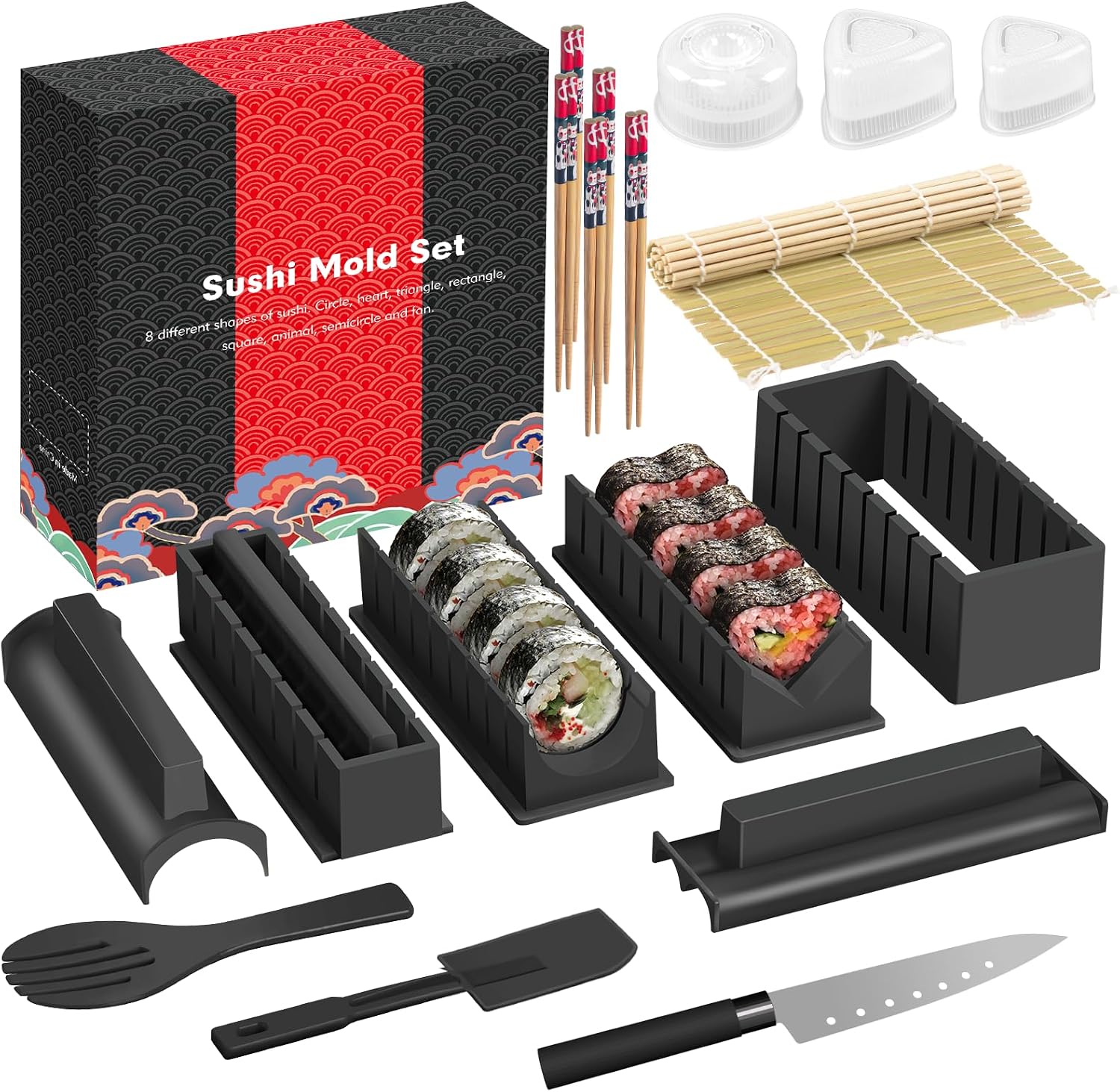The Sushi Making Kit 11 Various — WeirdThingsToBuy weird find