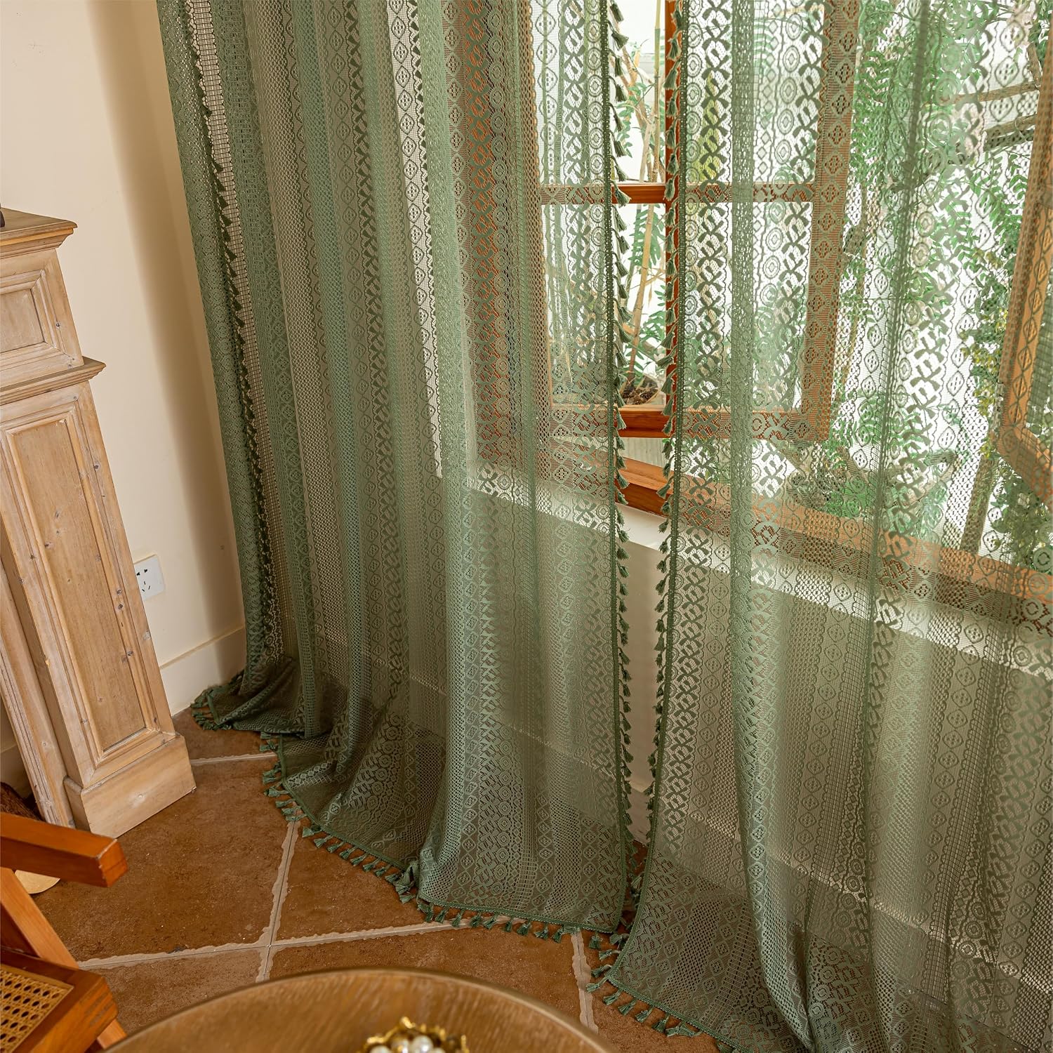 The Sutuo Home Olive Green Boho — WeirdThingsToBuy weird find