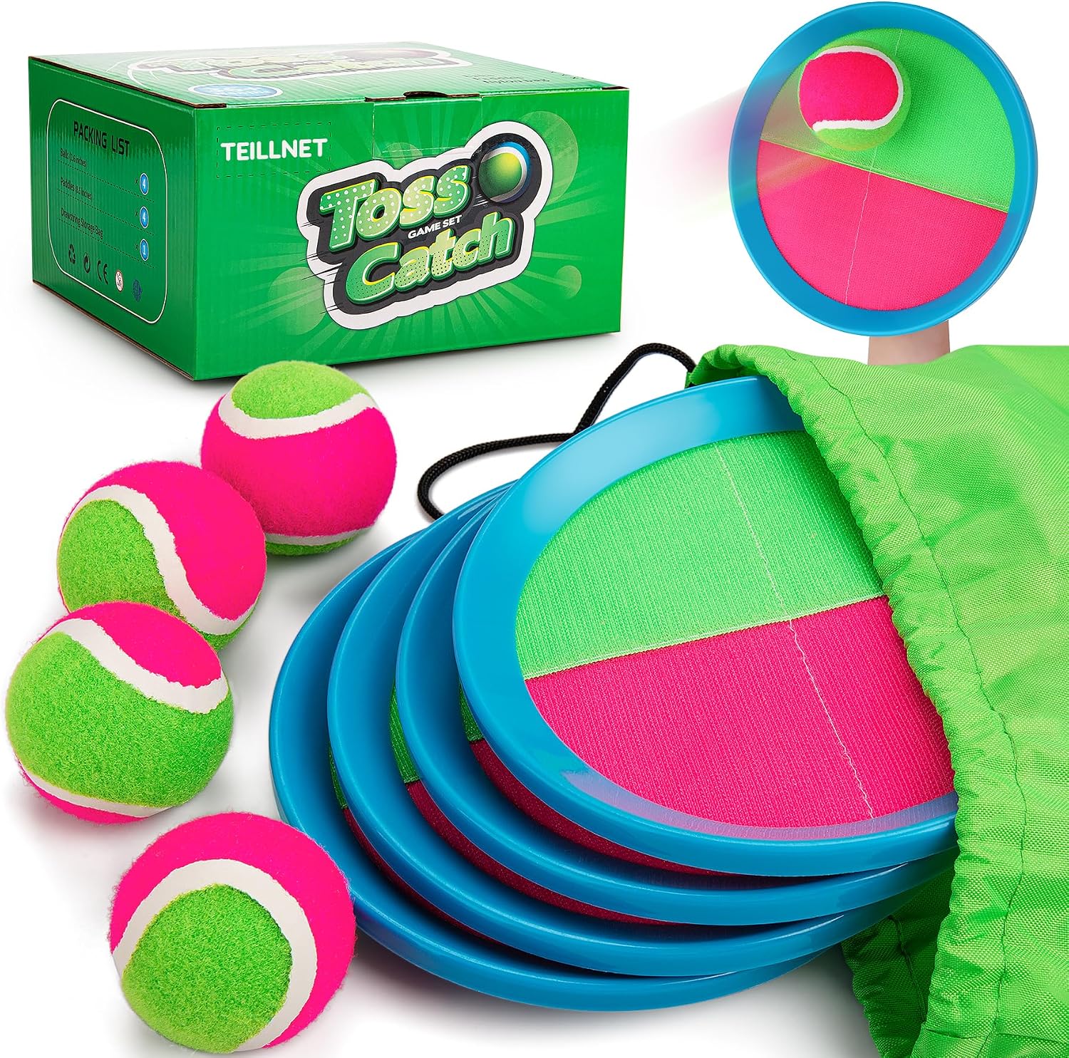 The Teillnet Toss & Catch Ball — WeirdThingsToBuy weird find