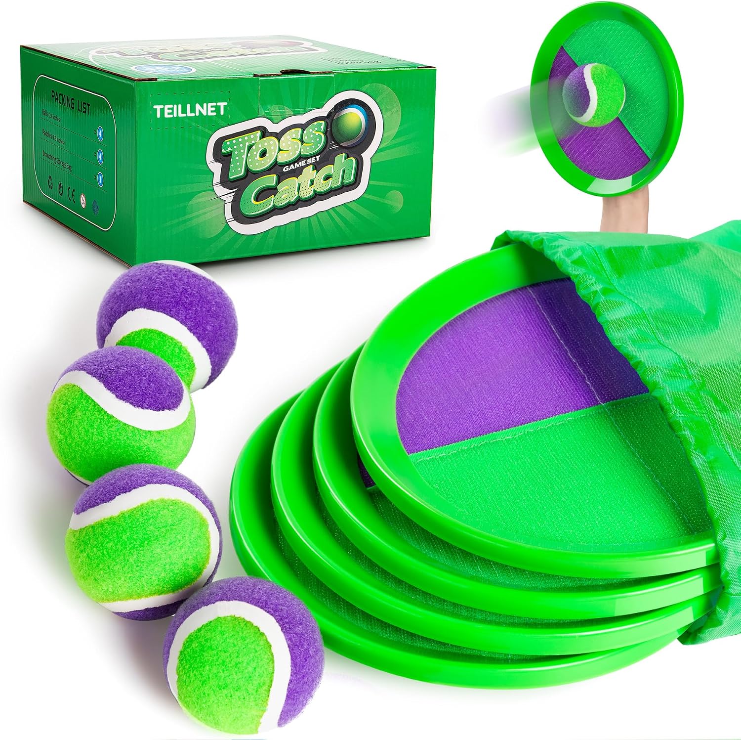 The Teillnet Toss & Catch Ball — WeirdThingsToBuy weird find