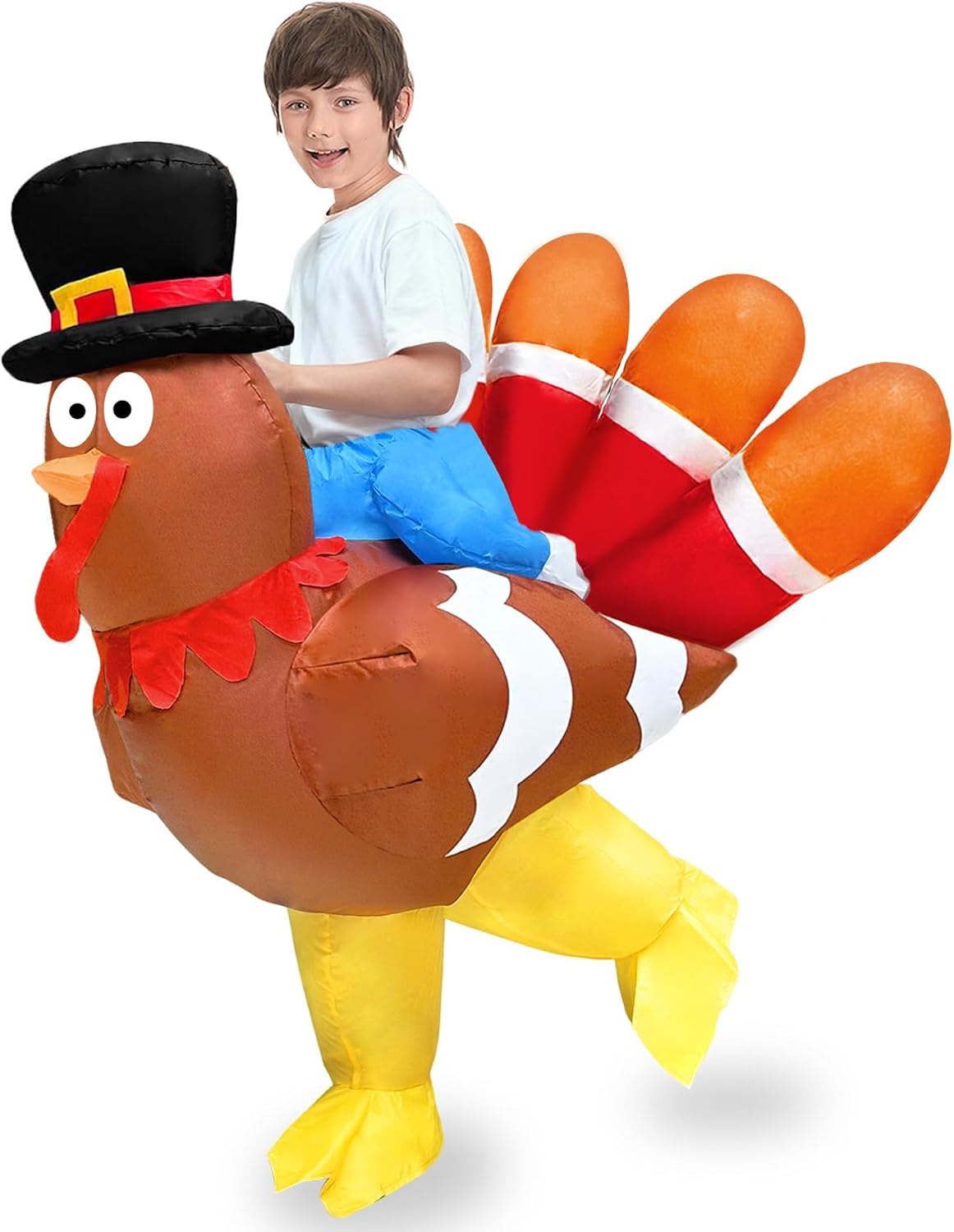 The Thanksgiving Turkey Inflatable Costume Kids — WeirdThingsToBuy weird find