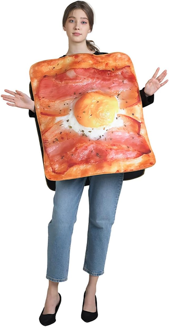 The Toast Costume Adult Bacon Egg — WeirdThingsToBuy weird find