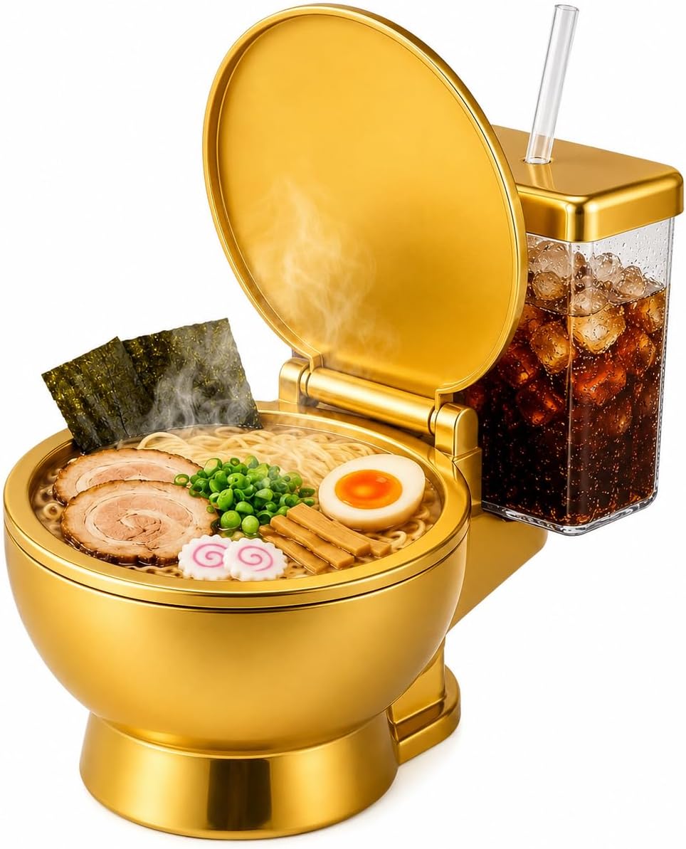 The Toilet Ramen Bowl Set 2 — WeirdThingsToBuy weird find