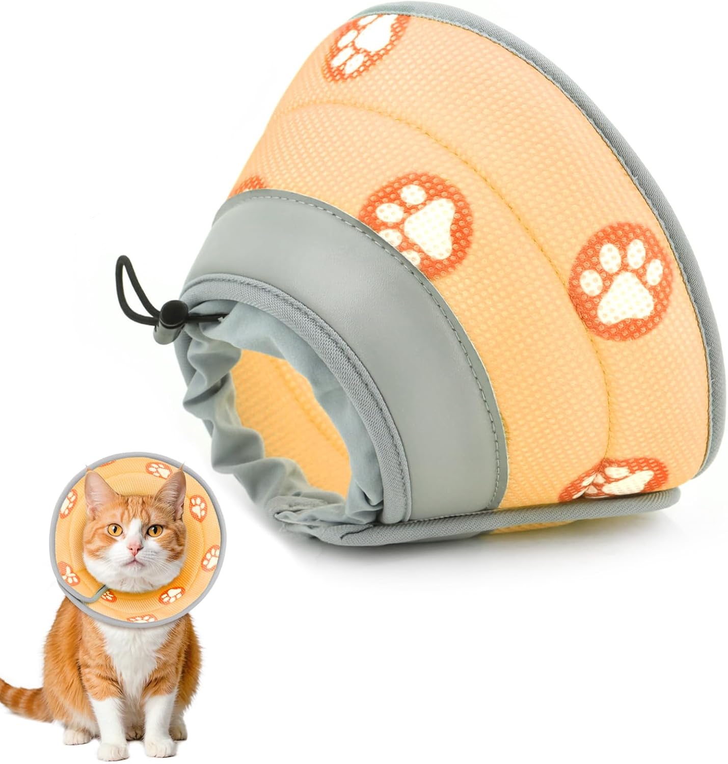 The Toptakeit Cat Cone Collar Soft — WeirdThingsToBuy weird find
