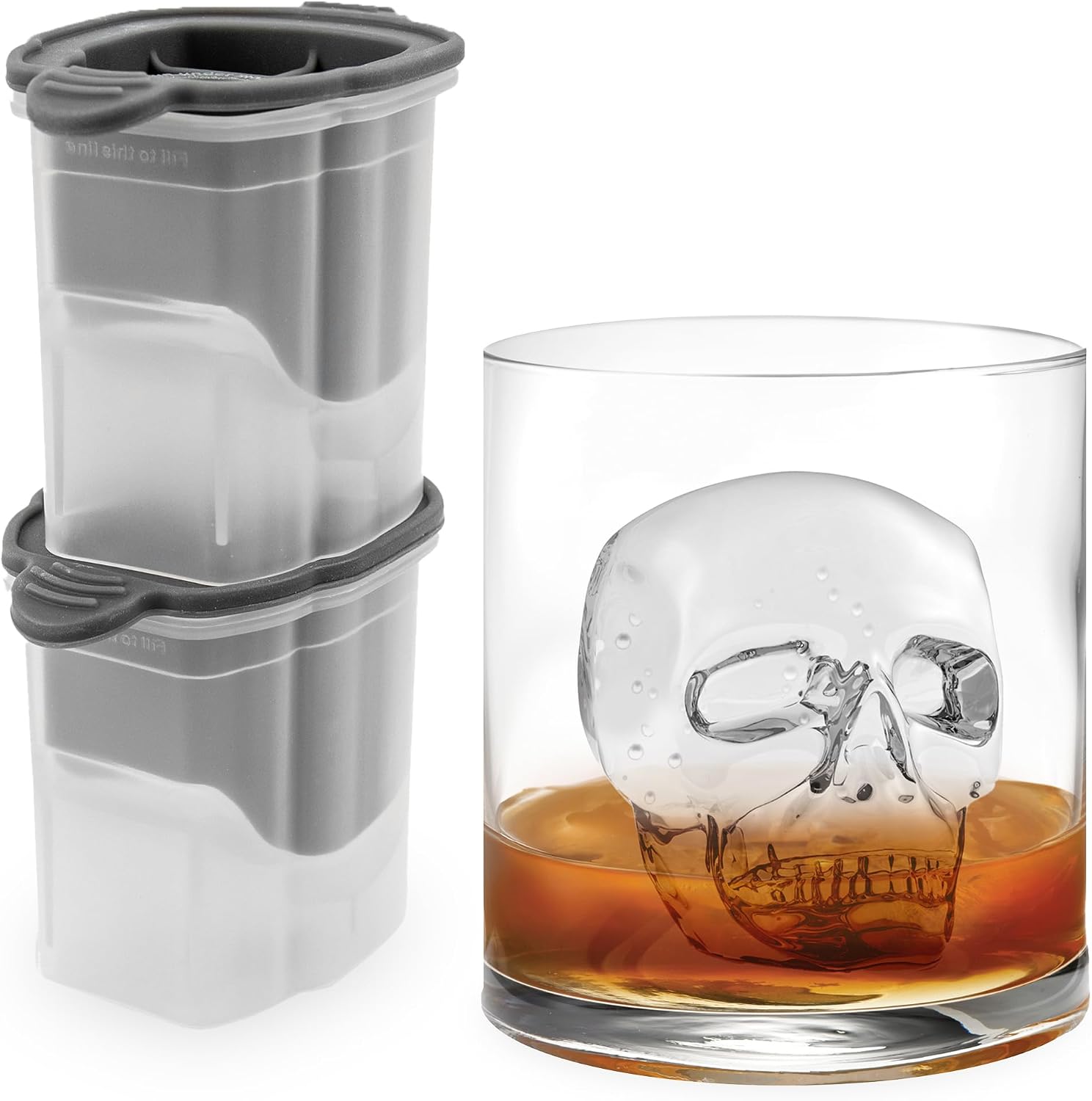 The Tovolo Set Ice Molds Skull — WeirdThingsToBuy weird find