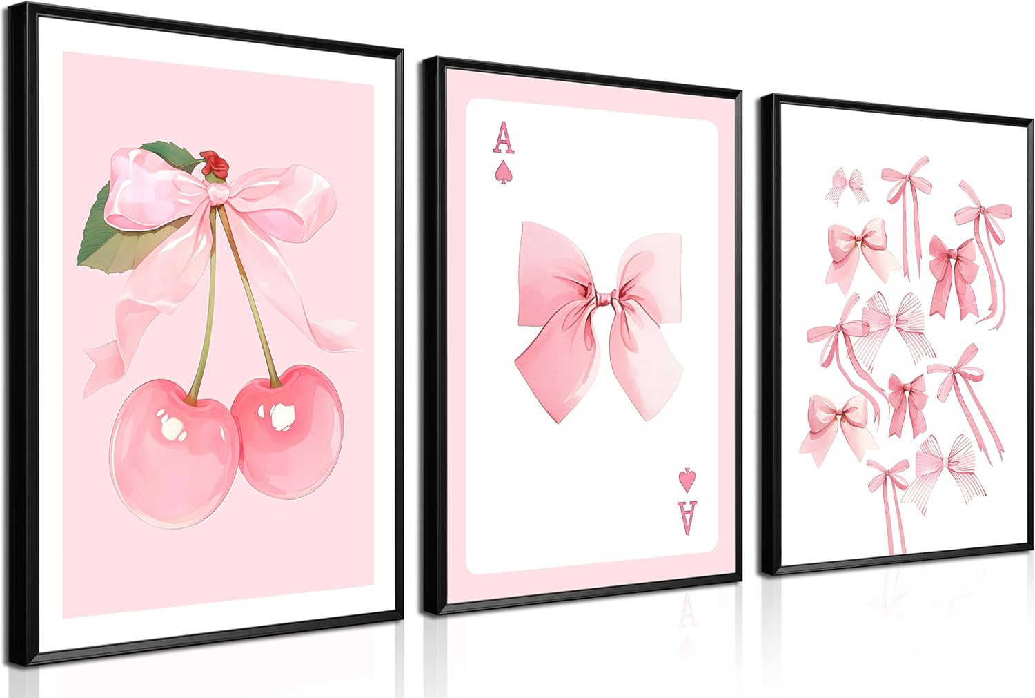 The Trendy Pink Bows Posters Wall — WeirdThingsToBuy weird find
