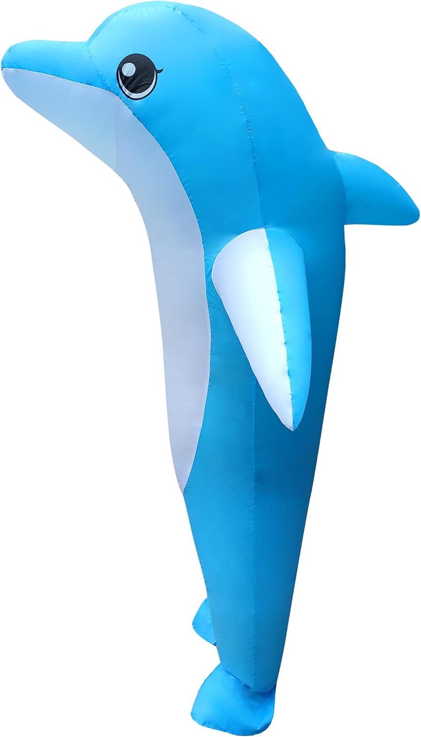 The Unisex Adult Dolphin Inflatable Costume — WeirdThingsToBuy weird find