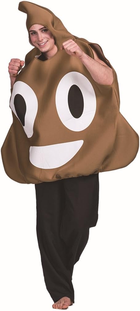 The Unisex Adult Poop Emoticon Costume — WeirdThingsToBuy weird find