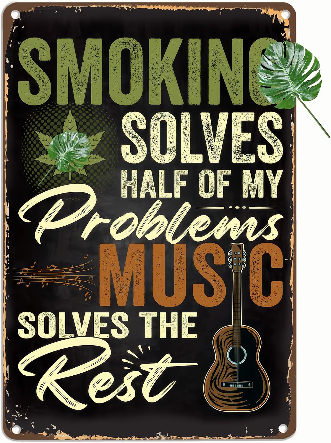 The Vintage Music Quote Metal Sign — WeirdThingsToBuy weird find