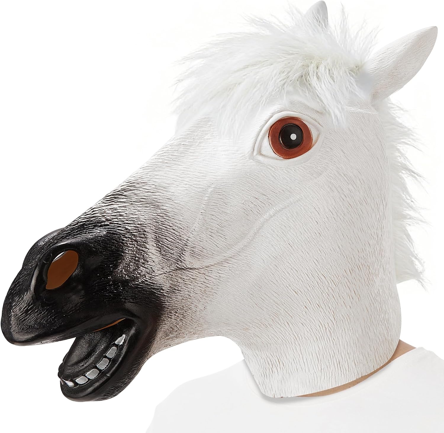 The White Horse Mask Full Head — WeirdThingsToBuy weird find