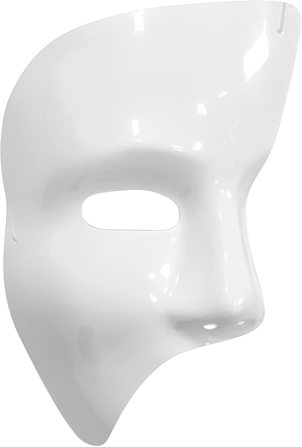 The White Phantom Plastic Mask Costume — WeirdThingsToBuy weird find